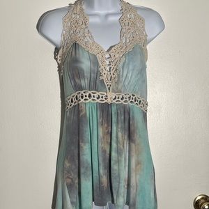 VENUS tie and crochet halter